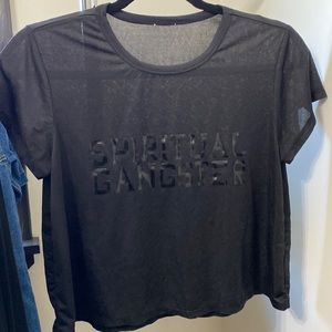 Spiritual Gangster light weight crop shirt